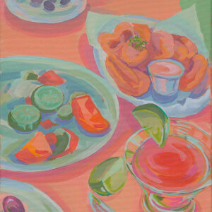 Greek Appetizers and a Cosmo Original 11x14