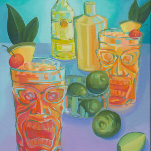 Jungle Birds of a Feather Original 20x24