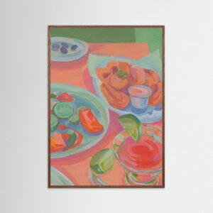 Greek Appetizers and a Cosmo Paper Print