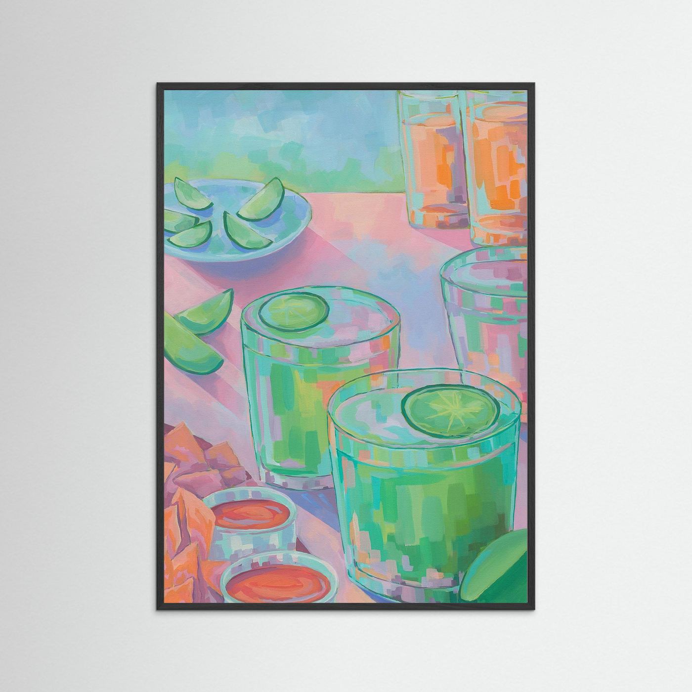 Chips and Salsa #3 Paper Print