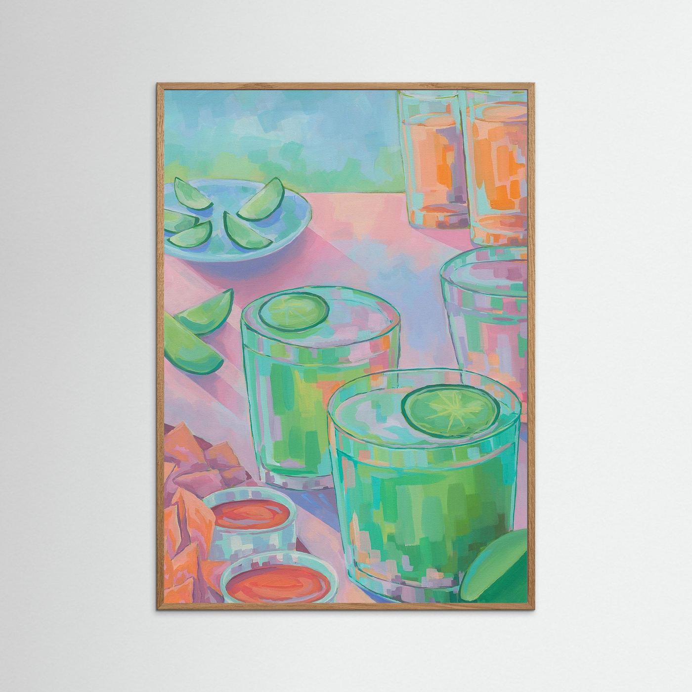 Chips and Salsa #3 Paper Print
