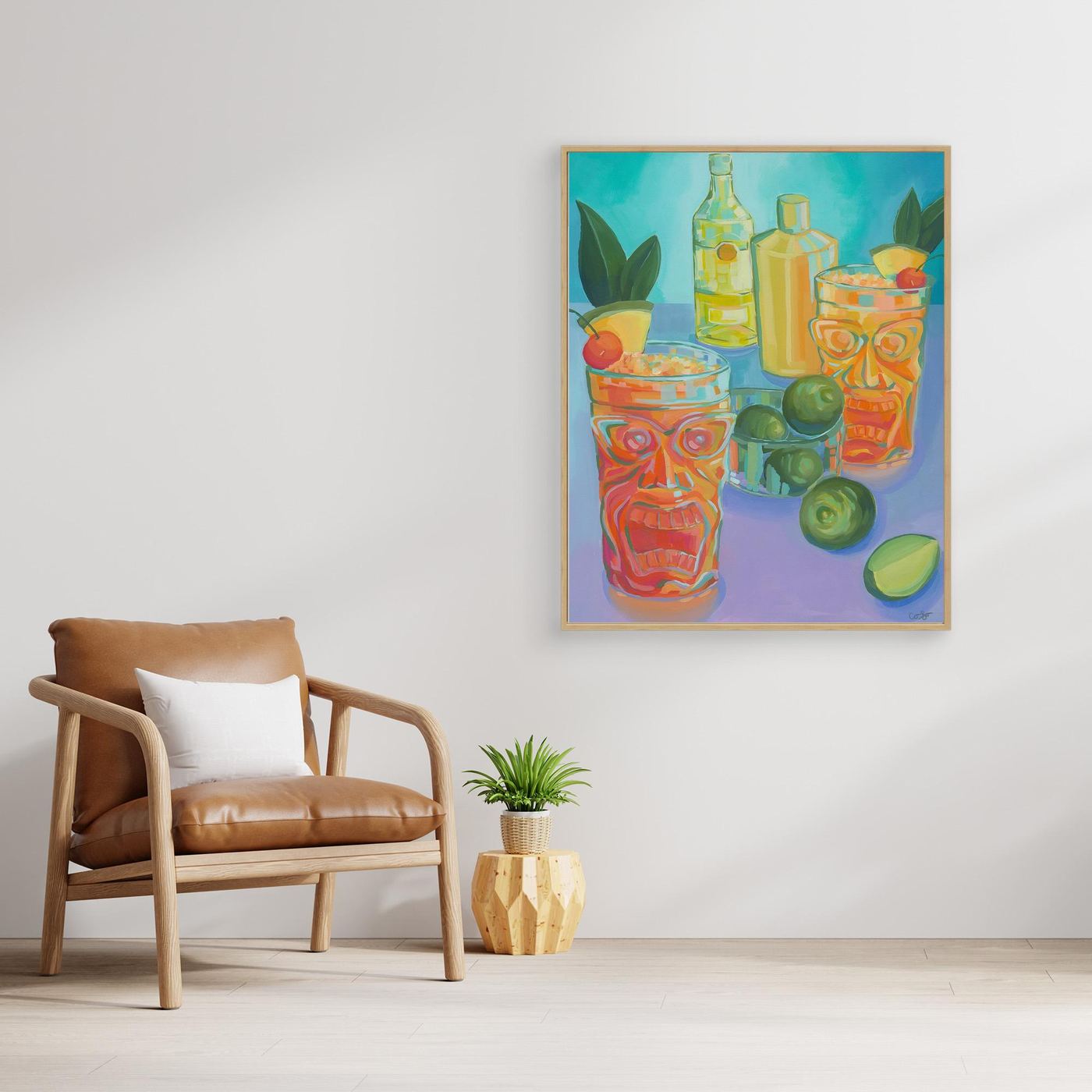 Jungle Birds of a Feather Canvas Print