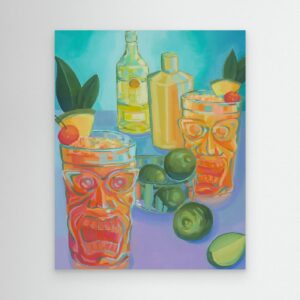Jungle Birds of a Feather Canvas Print